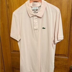 Lacoste Pink Polo Shirt Classic Style